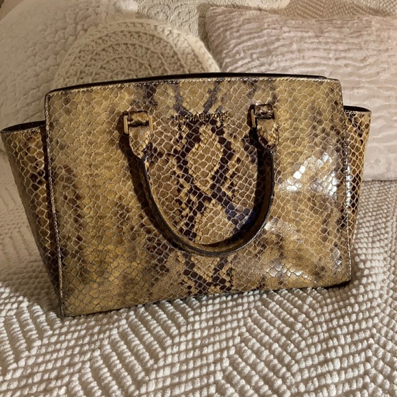Michael Kors Handbags - Michael Kors “Selma Python” Purse